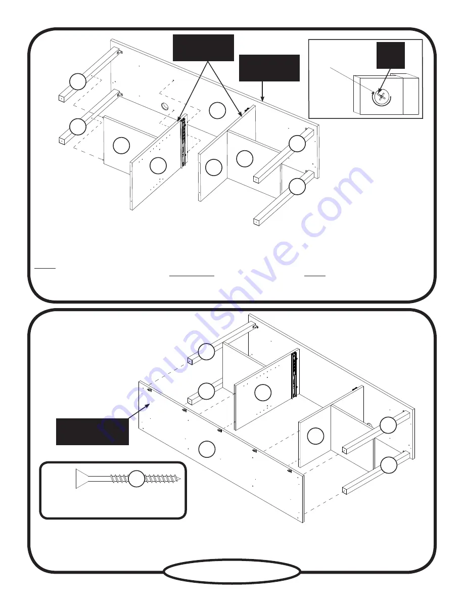 realspace Dawson Credenza Assembly Instructions And Warranty Information Download Page 13