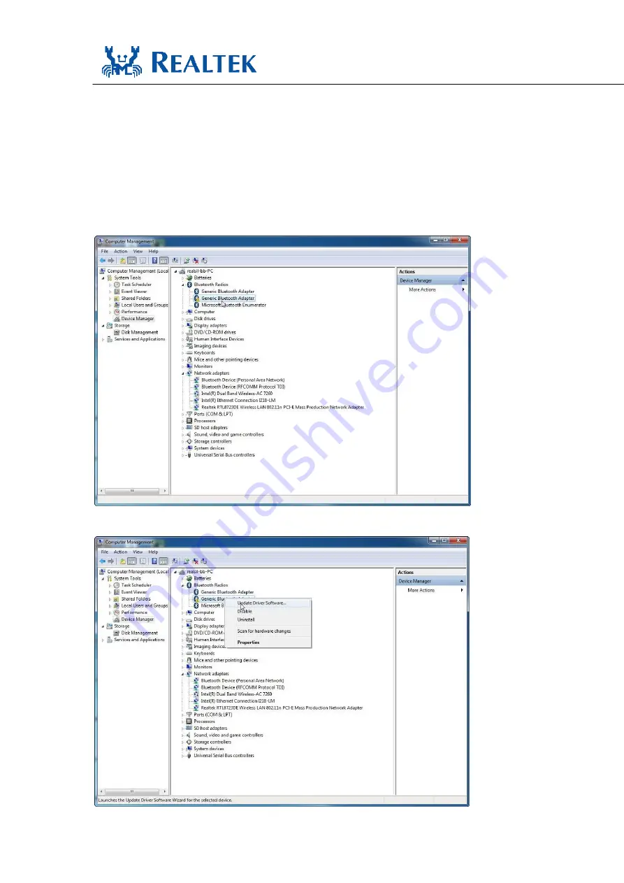 Realtek Semiconductor RTL8822CE User Manual Download Page 19