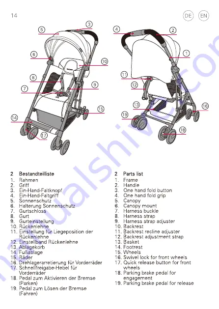 RECARO 00088004040050 Instructions For Installation And Use Manual Download Page 16