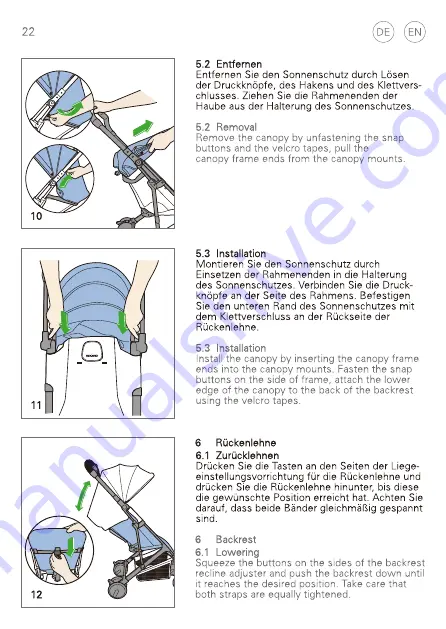 RECARO 00088004040050 Instructions For Installation And Use Manual Download Page 24