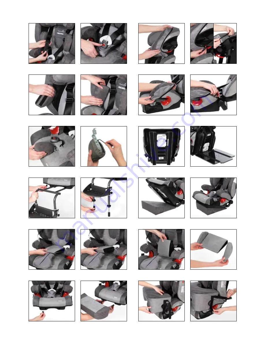 RECARO Monza Reha Instructions For Assembly And Use Download Page 2