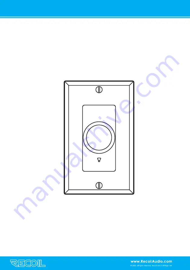 Recoil VC-R100 User Manual Download Page 1