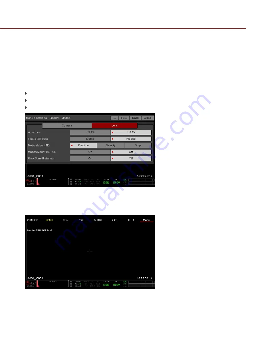 Red Digital Cinema DSMC RED MOTION MOUNT S35 TI PL Operation Manual Download Page 22