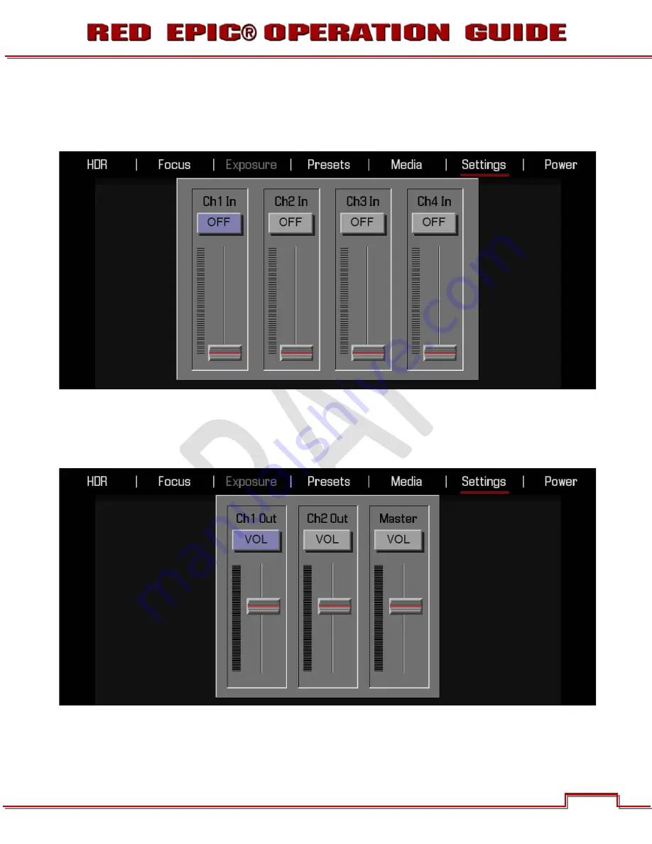 Red Epic Mysterium-X Operation Manual Download Page 94