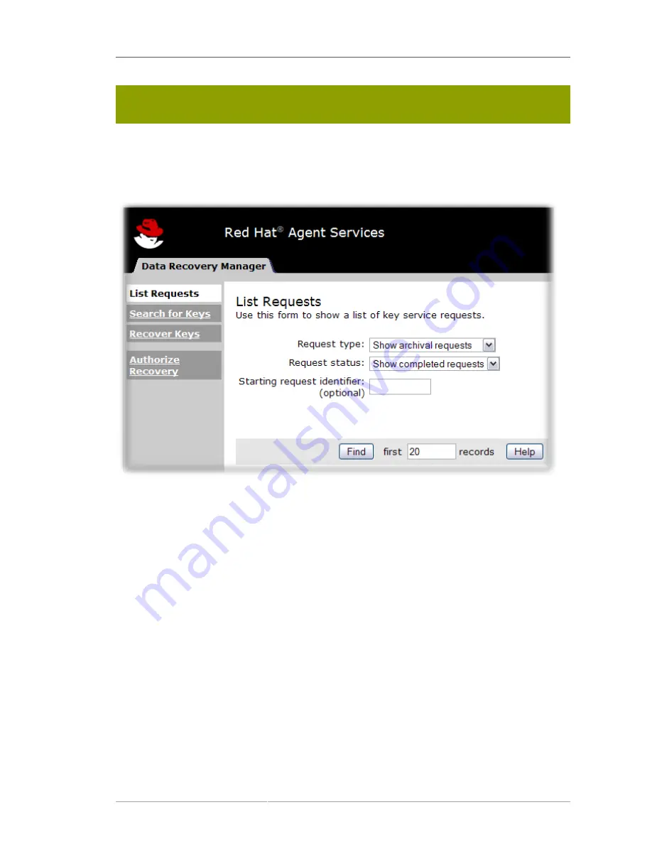 Red Hat CERTIFICATE SYSTEM 8 - AGENTS GUIDE Agents Manual Download Page 17