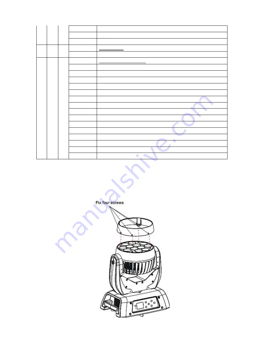 red lighting Classe LWB 12 User Manual Download Page 26