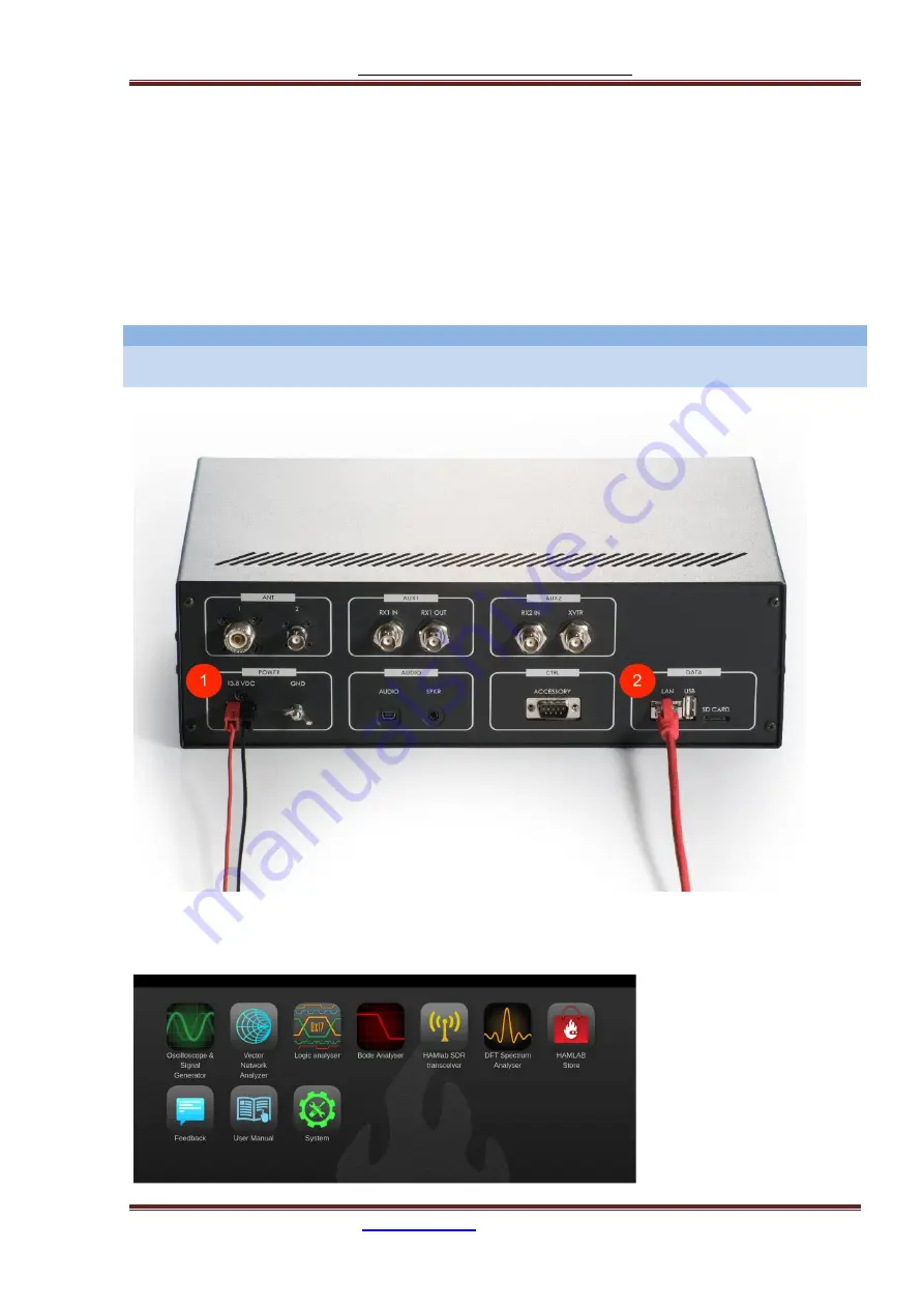 Red Pitaya HAMlab 160-6 10W User Manual Download Page 18