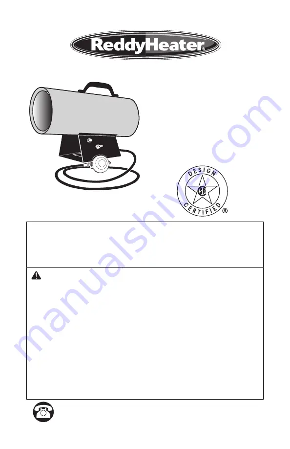 ReddyHeater RH40FA Owner'S Manual Download Page 21