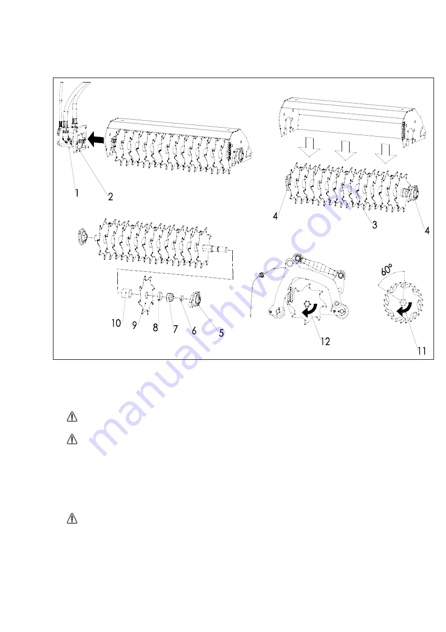 Redexim VERTI-CUT 2000 User Manual And Parts Book Download Page 19