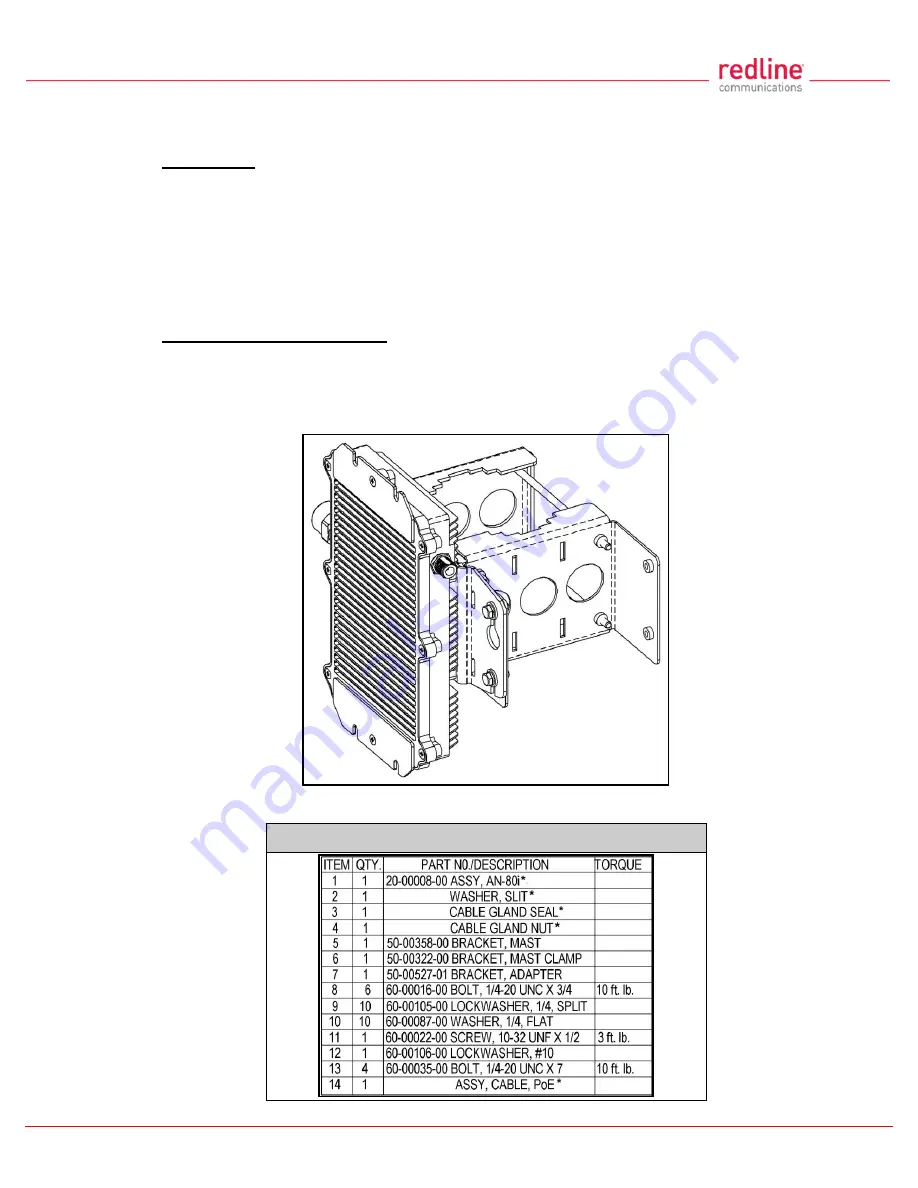 Redline Communications RedCONNEX AN-80i Installation Manuallines Download Page 29