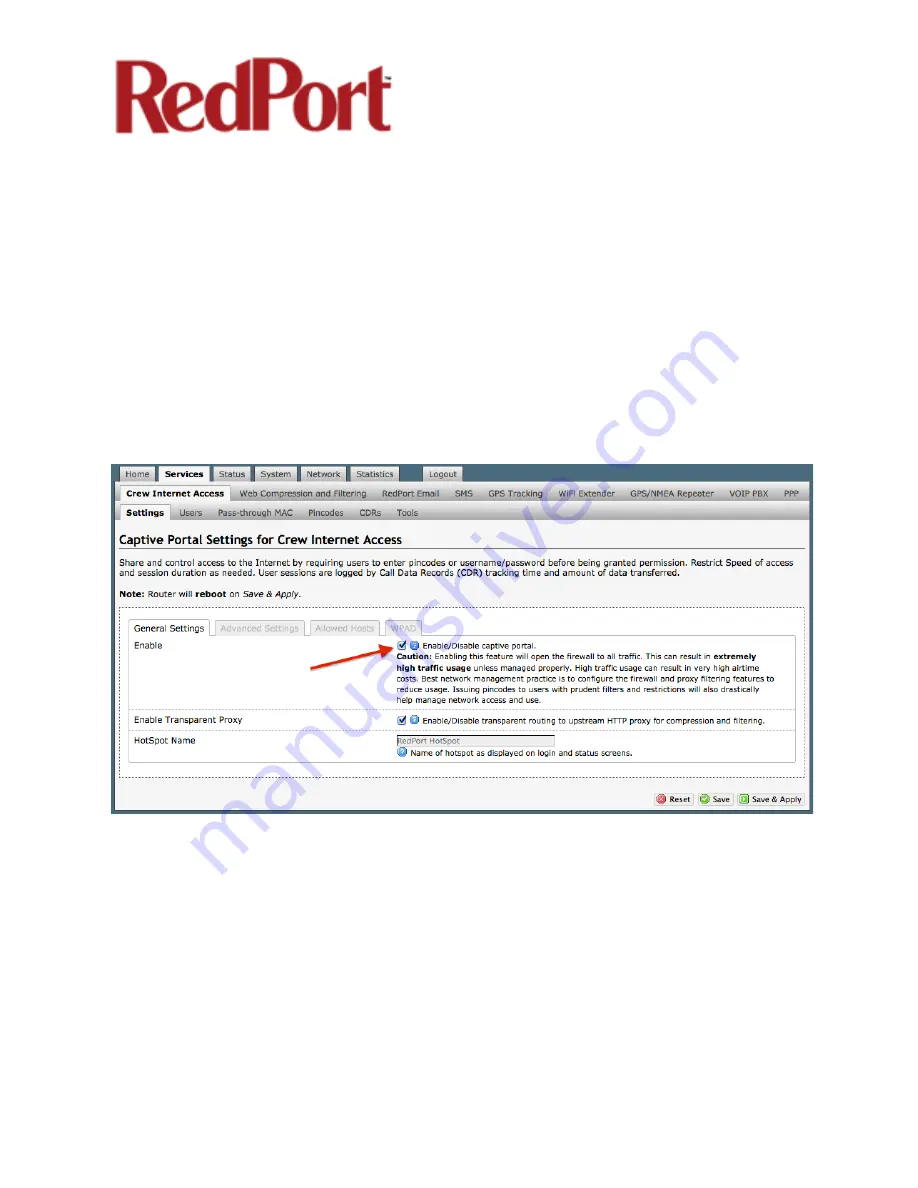 RedPort WXA-153 User Manual Download Page 23