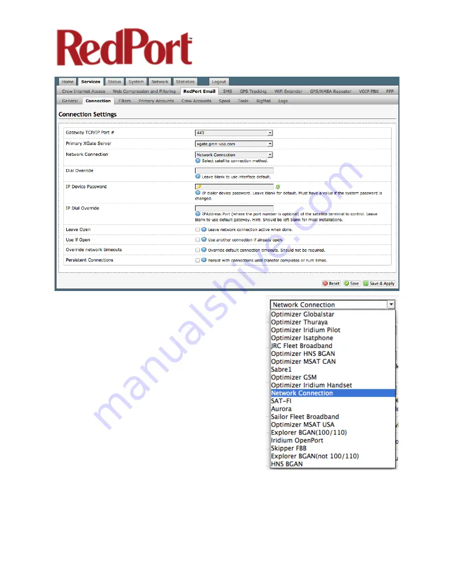 RedPort WXA-153 User Manual Download Page 45