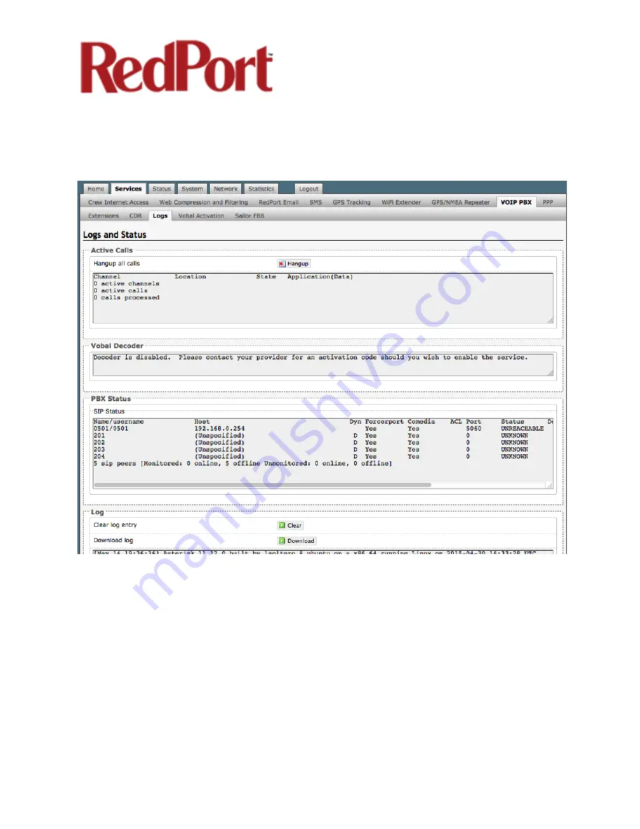 RedPort WXA-153 User Manual Download Page 67