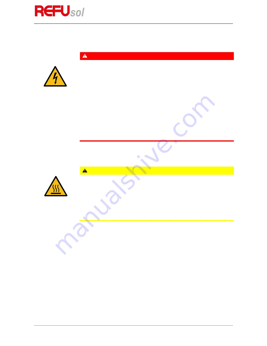 REFU REFUsol 08K Installation And Operating Manual Download Page 10