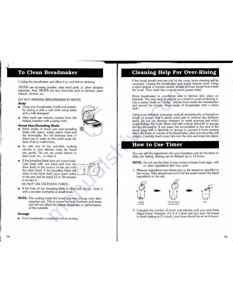 Regal K6725 Manual & Cookbook Download Page 8