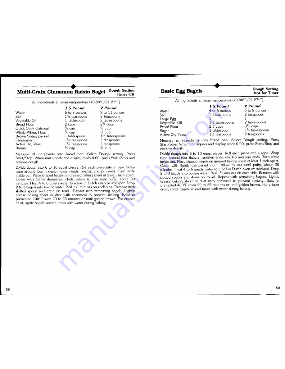 Regal K6725 Manual & Cookbook Download Page 30