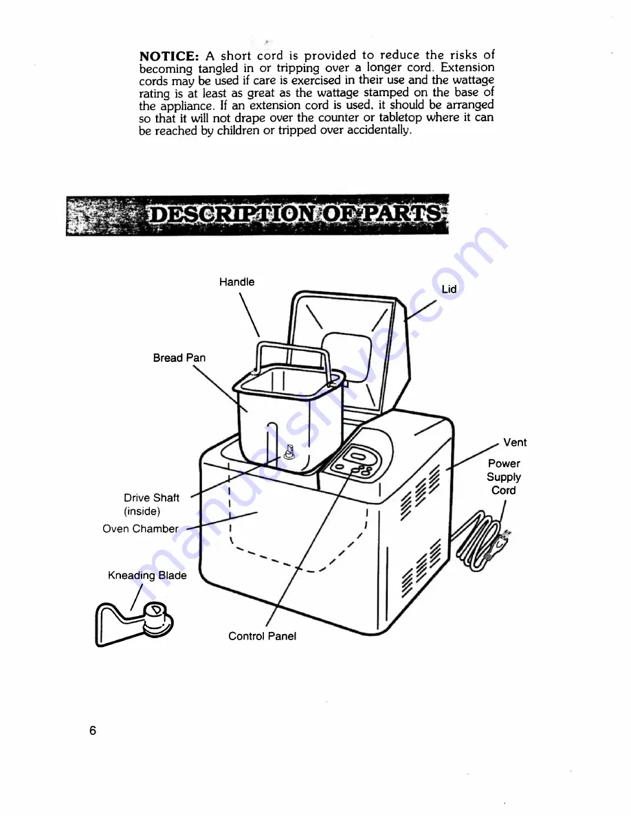 Regal K6769C Manual And Cookbook Download Page 6