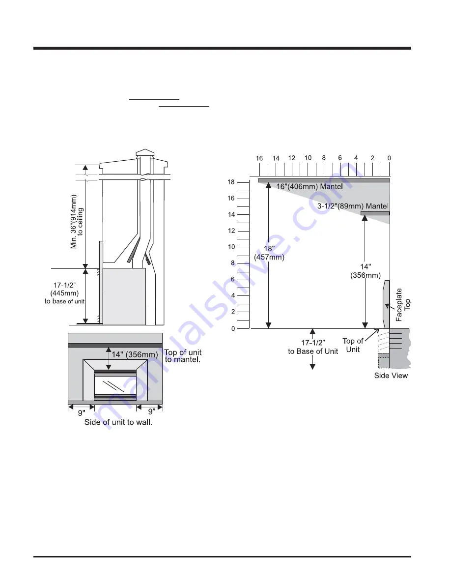 Regency Fireplace Products E21 Gas Insert Owners & Installation Manual Download Page 8