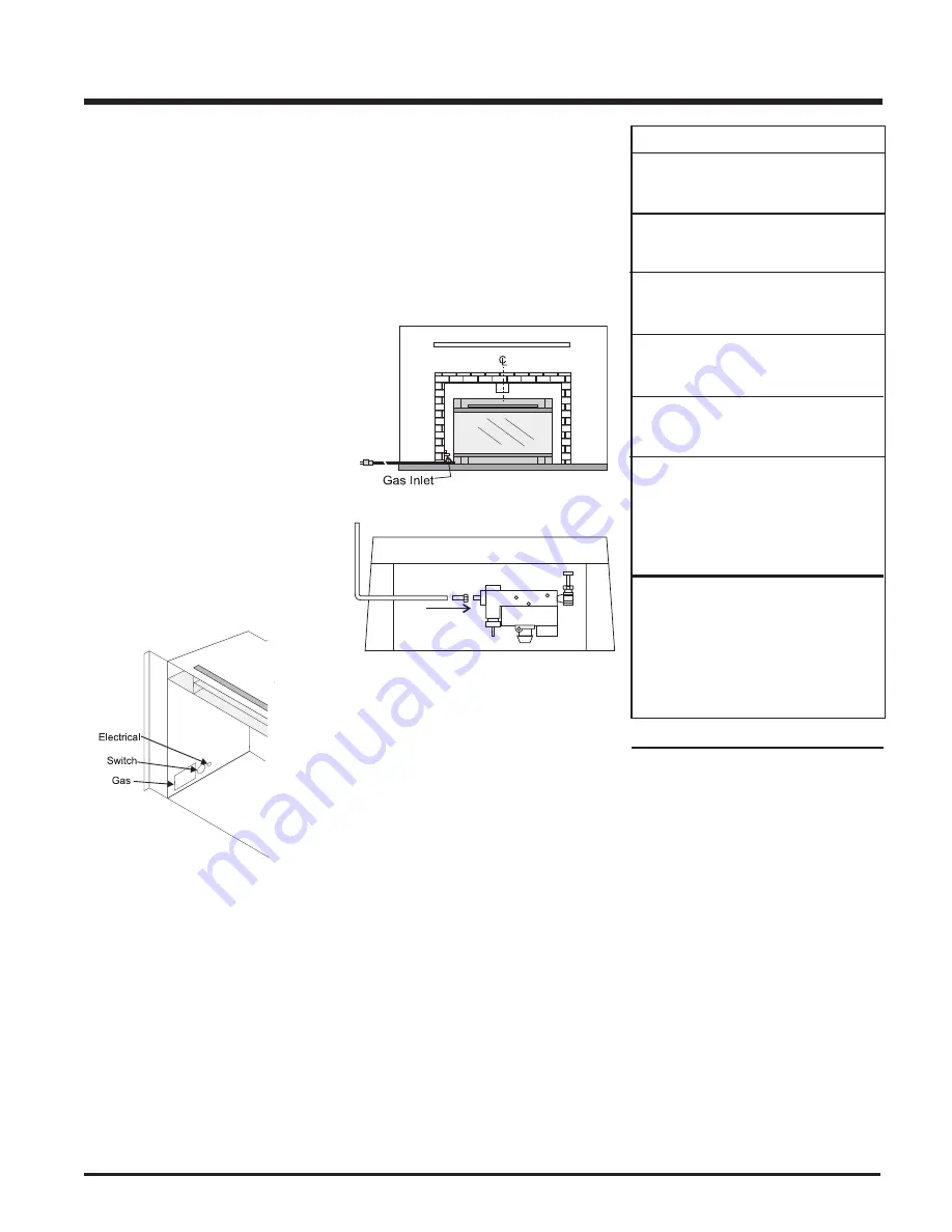 Regency Fireplace Products E21 Gas Insert Owners & Installation Manual Download Page 9