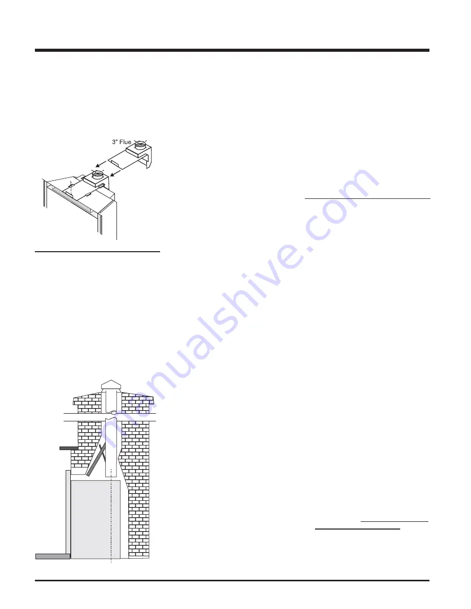 Regency Fireplace Products E21 Gas Insert Owners & Installation Manual Download Page 12