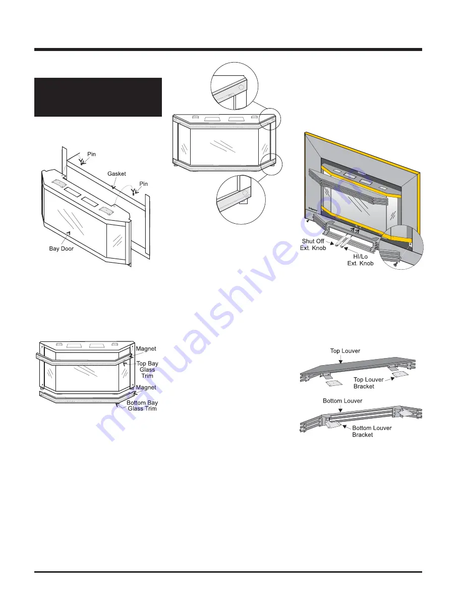 Regency Fireplace Products E21 Gas Insert Owners & Installation Manual Download Page 20