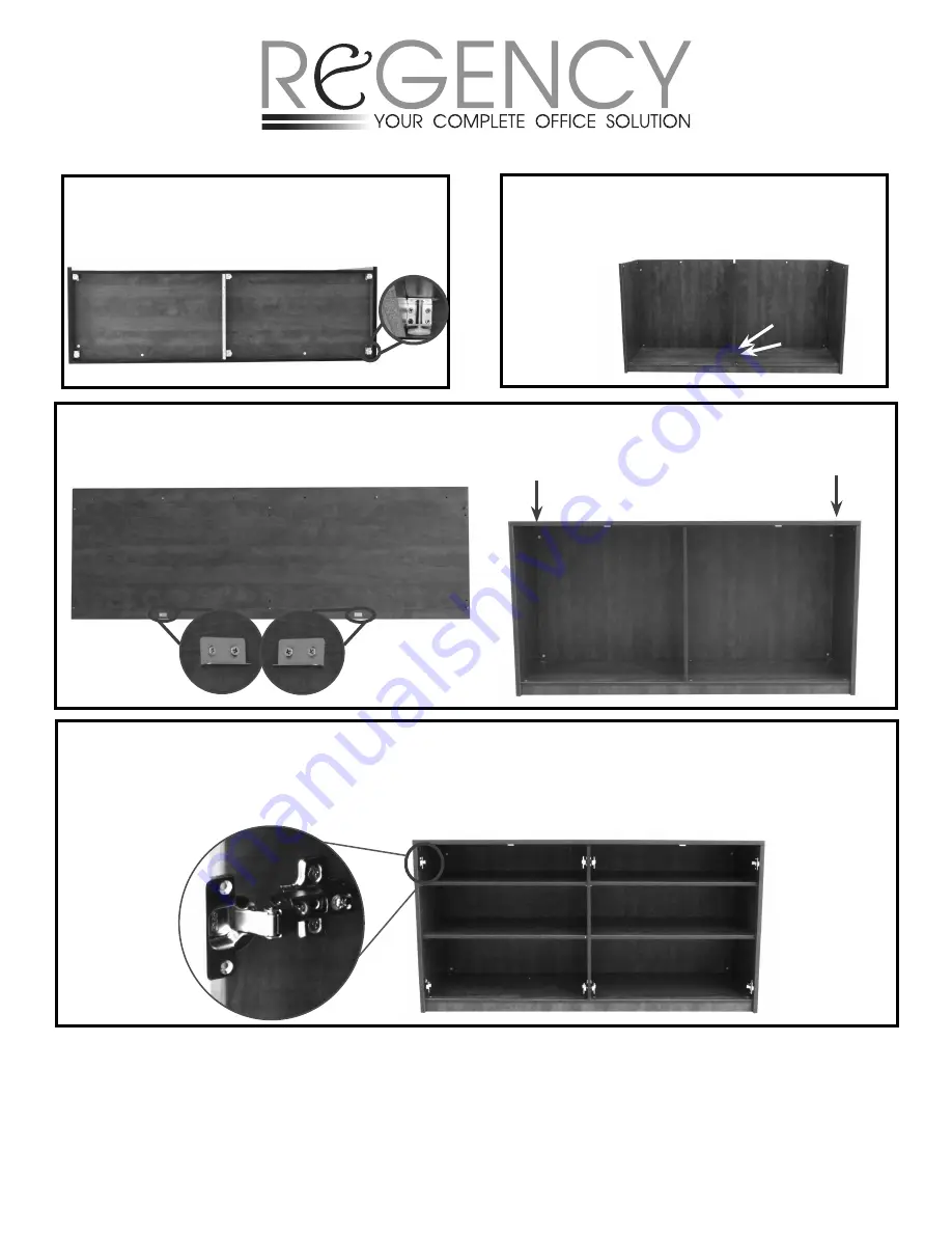 Regency 72” STORAGE CABINET LSC7236 Instructions Download Page 3