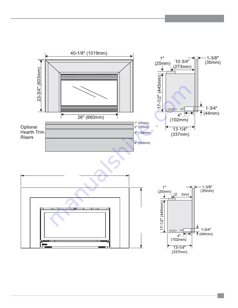 Regency Gas Insert E21-LP3 Owners & Installation Manual Download Page 3