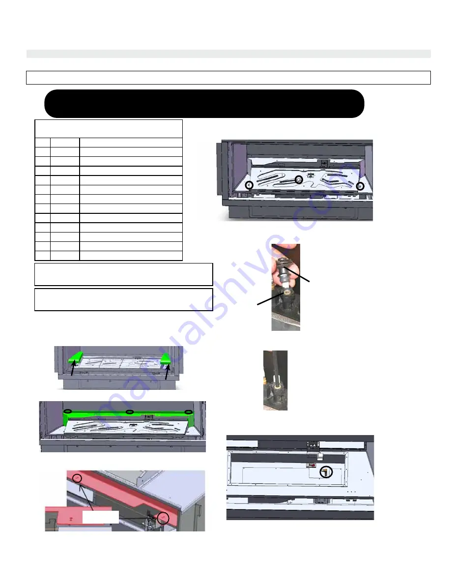 Regency Greenfire GF1500L Series Owners & Installation Manual Download Page 42