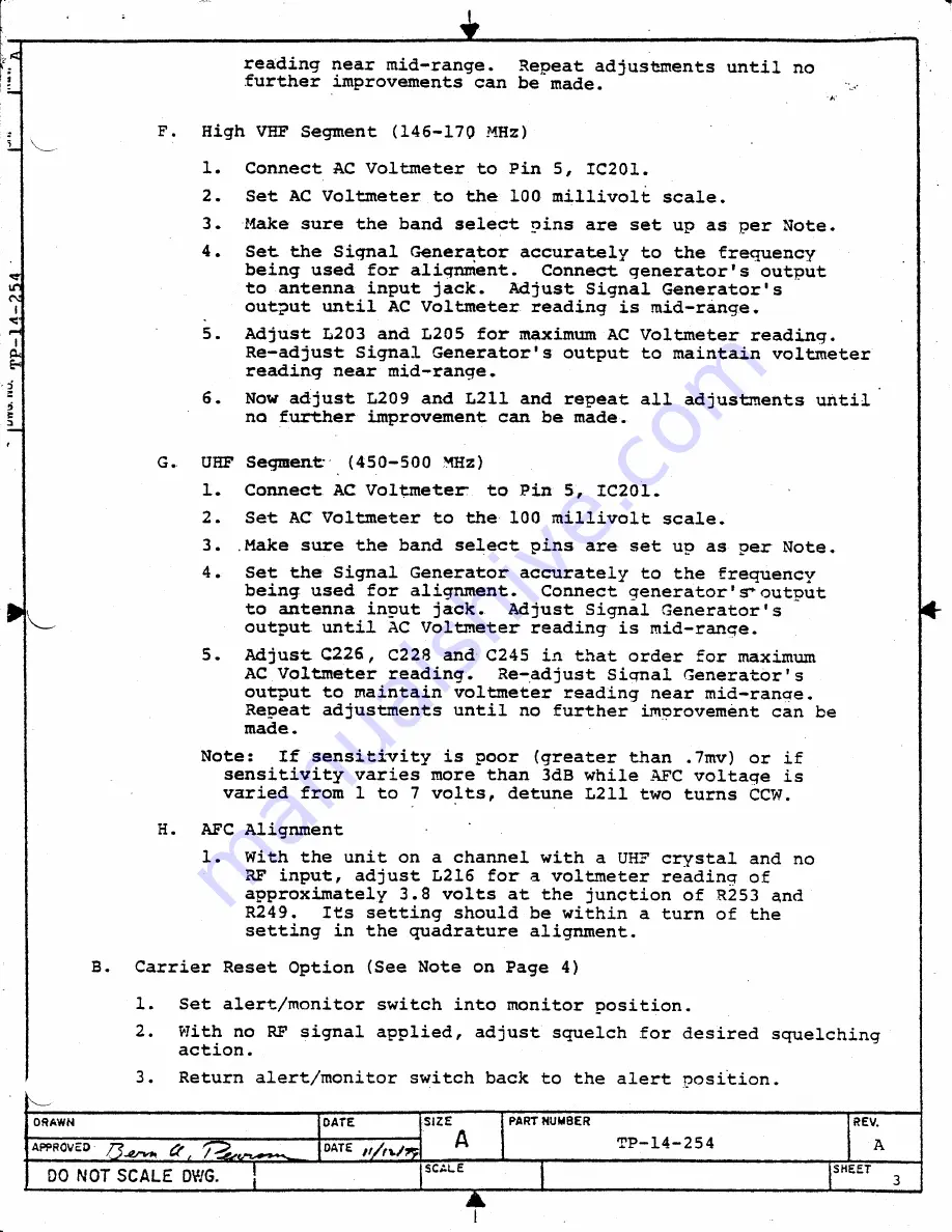 Regency MCA-611 Service Manual Download Page 16