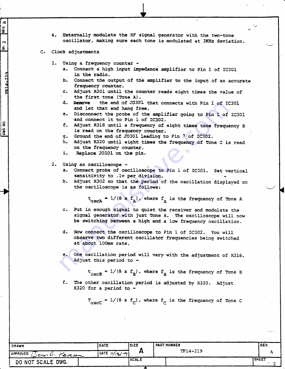 Regency MCA-611 Service Manual Download Page 23