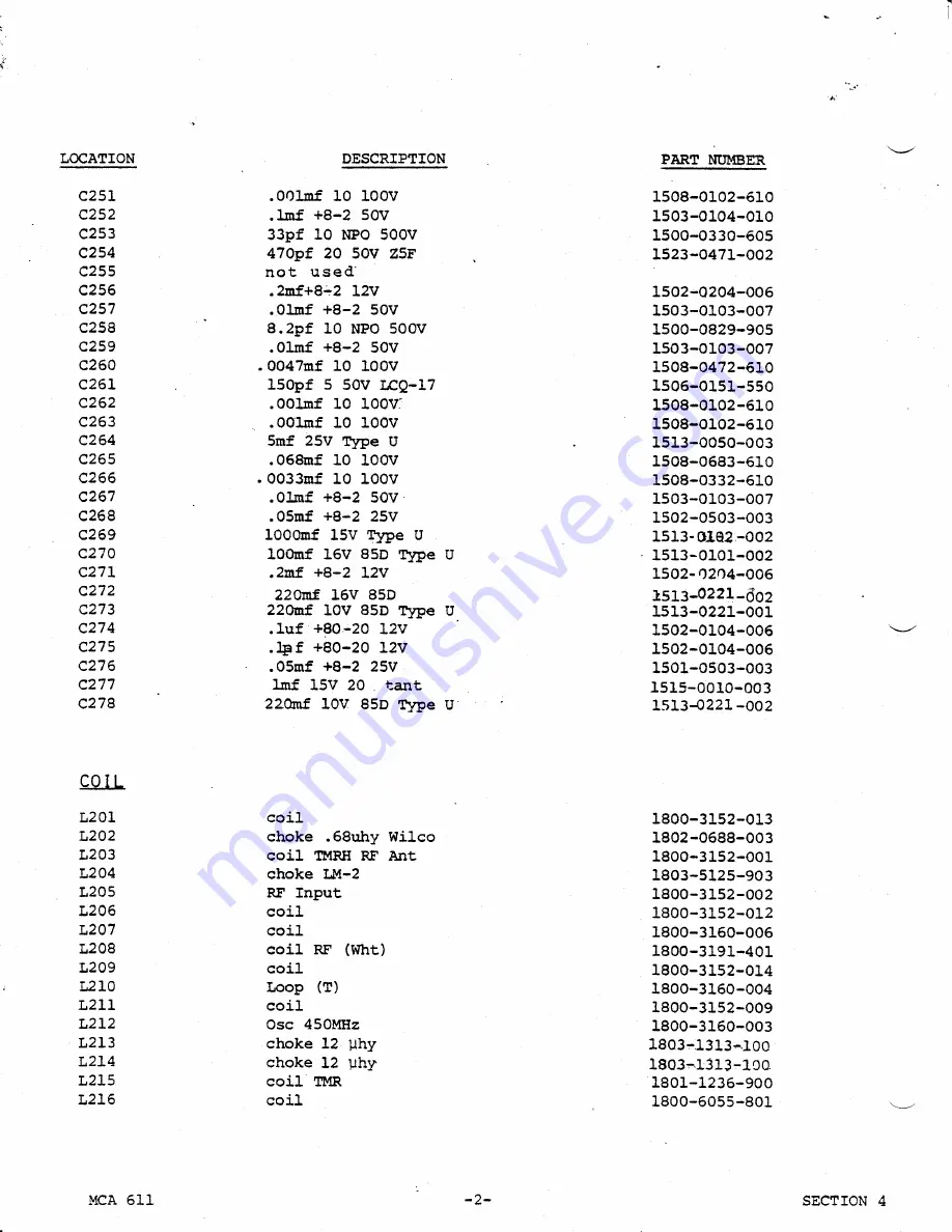 Regency MCA-611 Service Manual Download Page 33