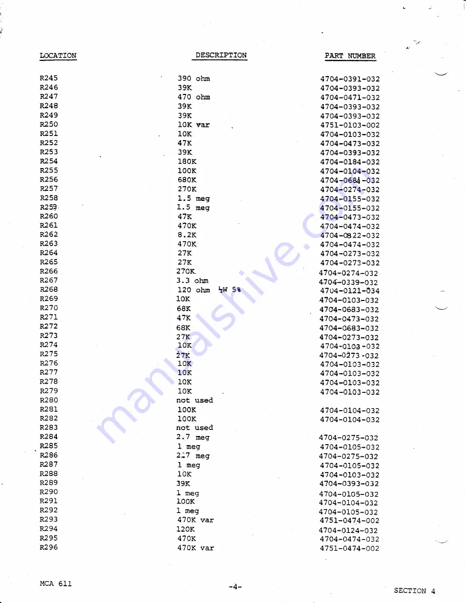 Regency MCA-611 Service Manual Download Page 35