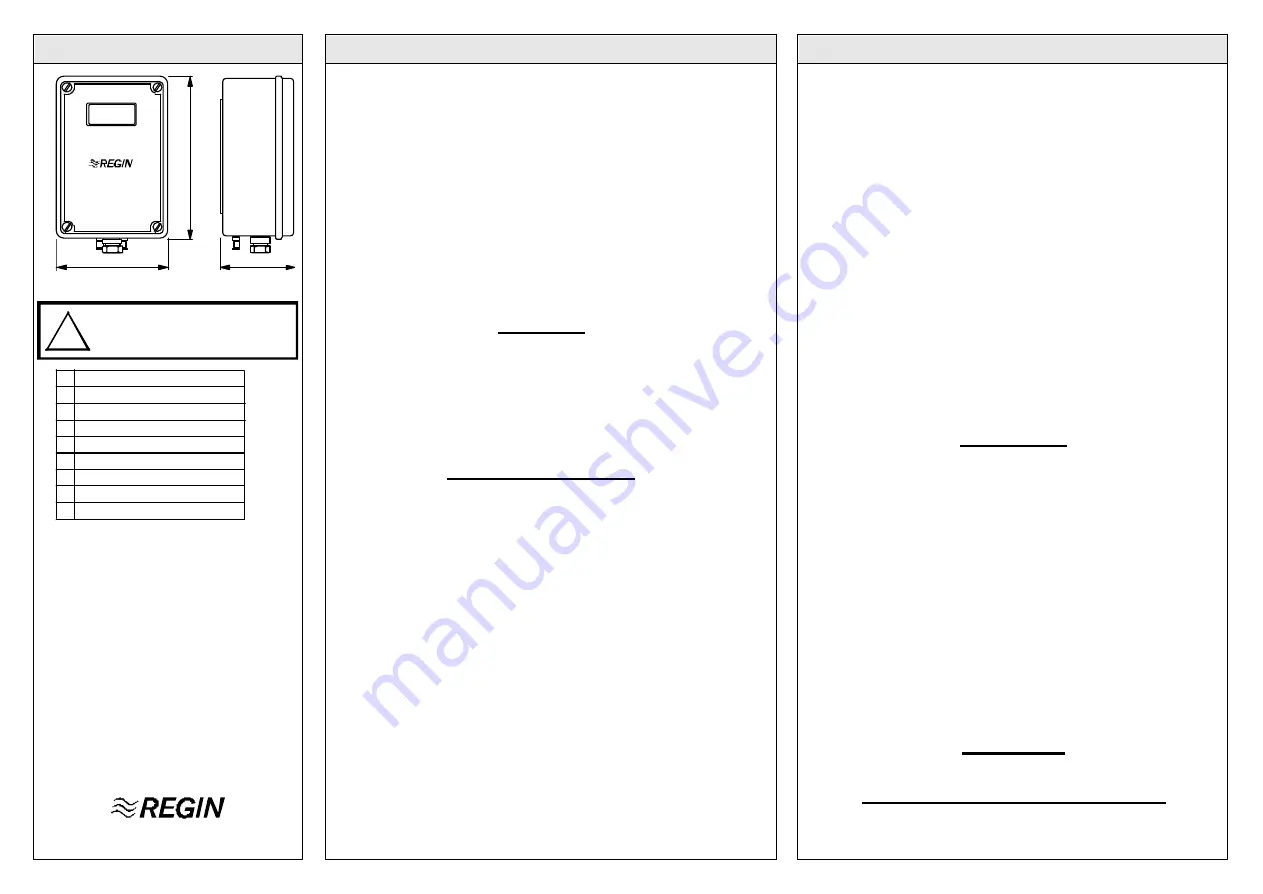 Regin DMD Instruction Download Page 1