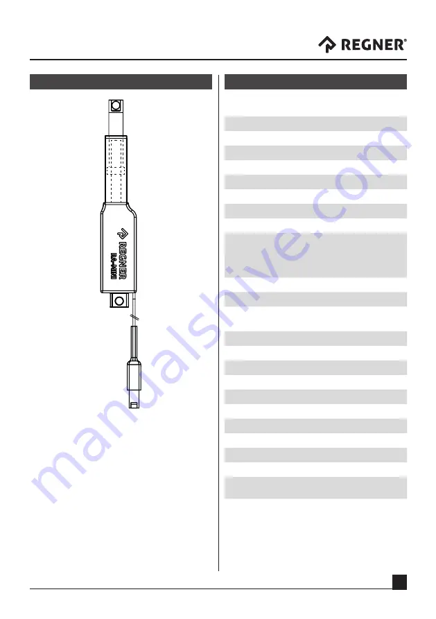 Regner RA-MINI PLAST Series Скачать руководство пользователя страница 7