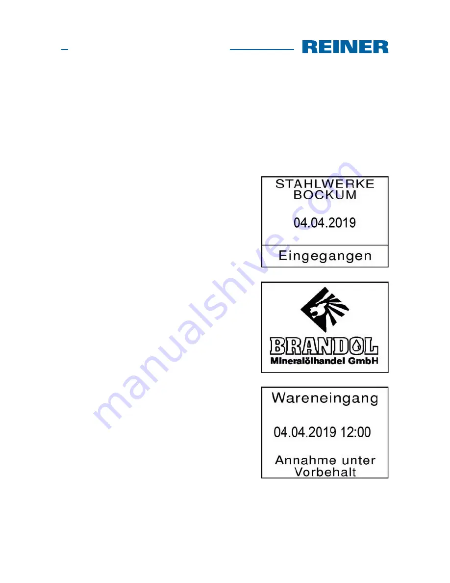 Reiner ChronoDater 920 Operating Manual Download Page 32