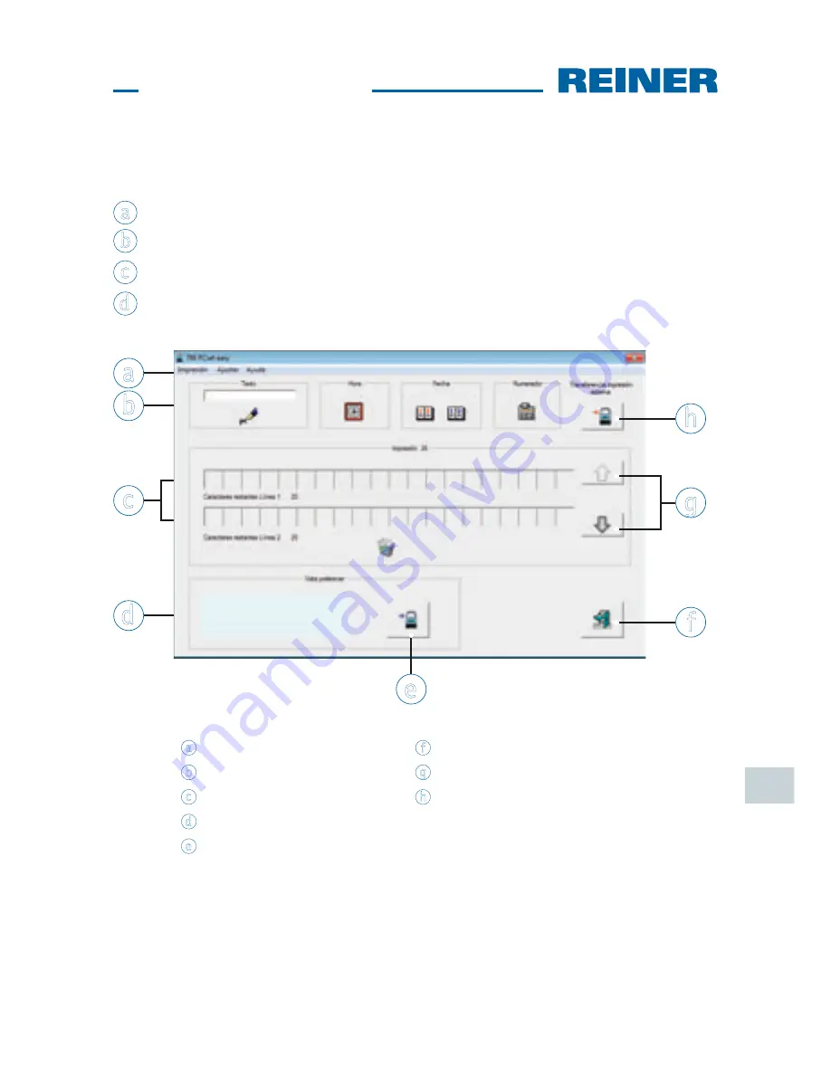 Reiner jetStamp 790 Operating Manual Download Page 127