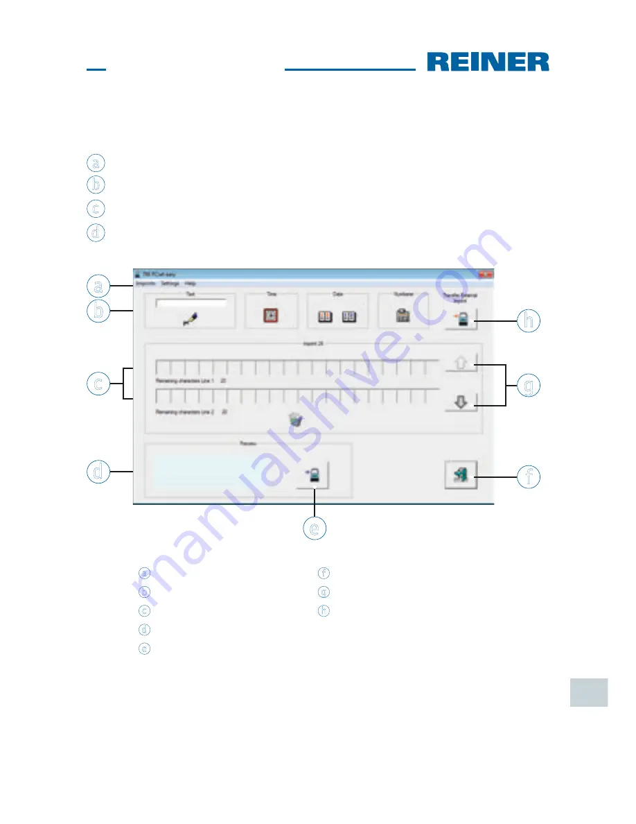 Reiner jetStamp 790 Operating Manual Download Page 265