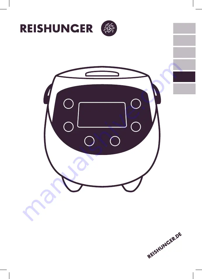 Reishunger DIGITAL MINI RICE COOKER User Manual Download Page 81