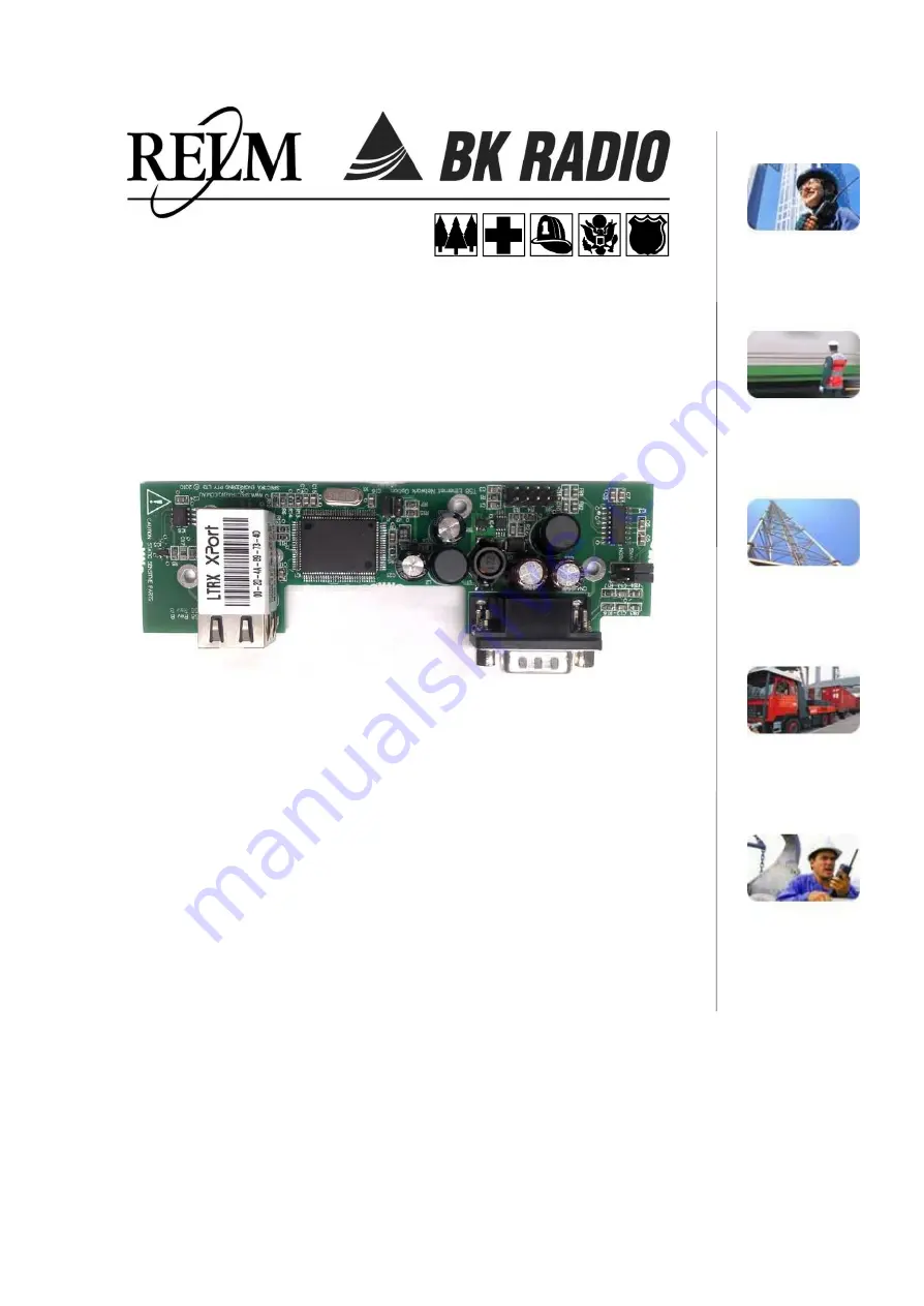 RELM BK RADIO T58 Technical Manual Download Page 1