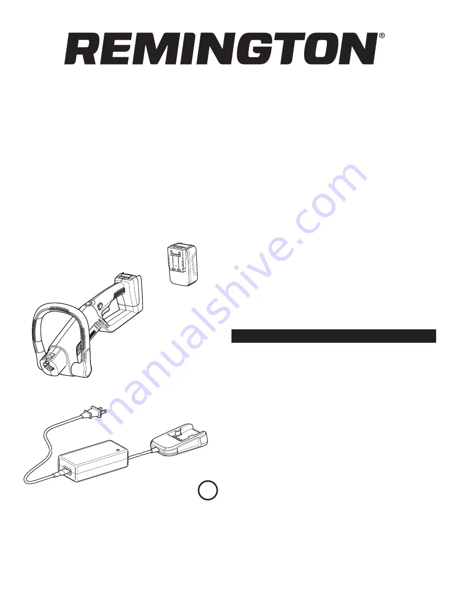 Remington RM300-PH Operator'S Manual Download Page 1