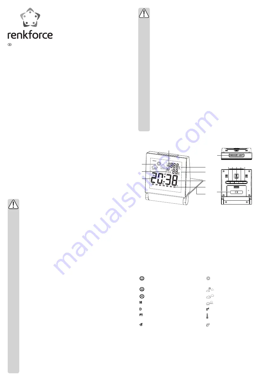 Renkforce 1208054 Operating Instructions Manual Download Page 1