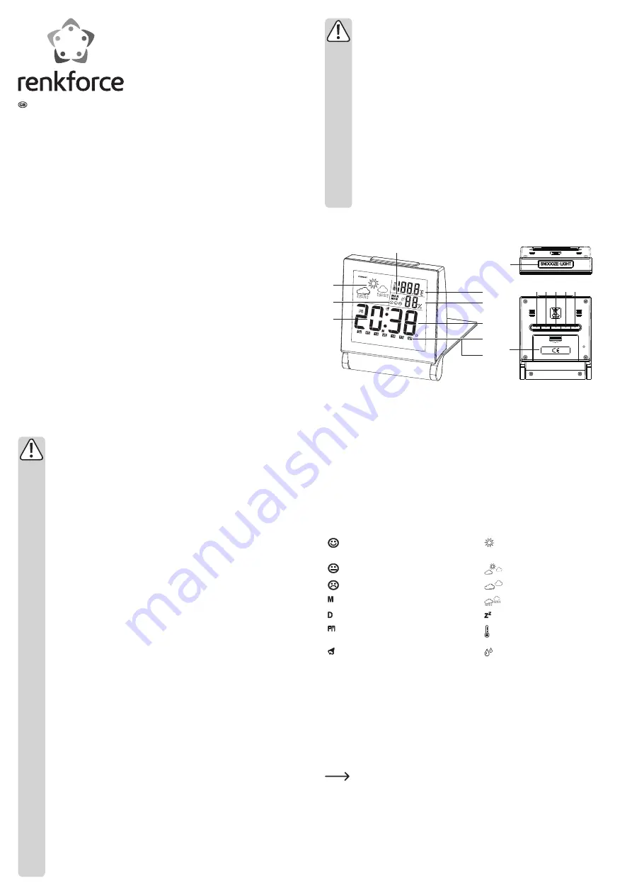 Renkforce 1208054 Operating Instructions Manual Download Page 3