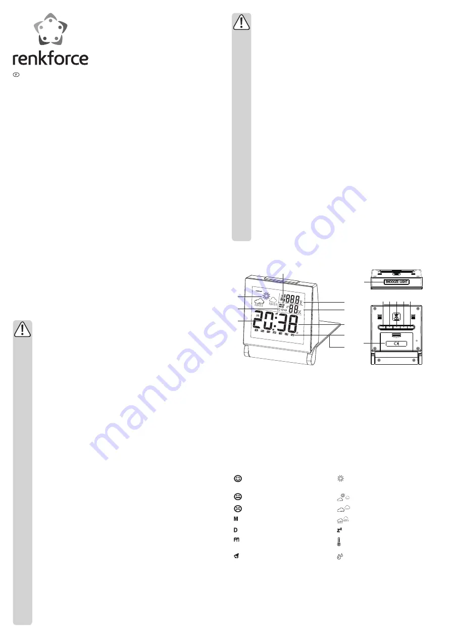 Renkforce 1208054 Operating Instructions Manual Download Page 5