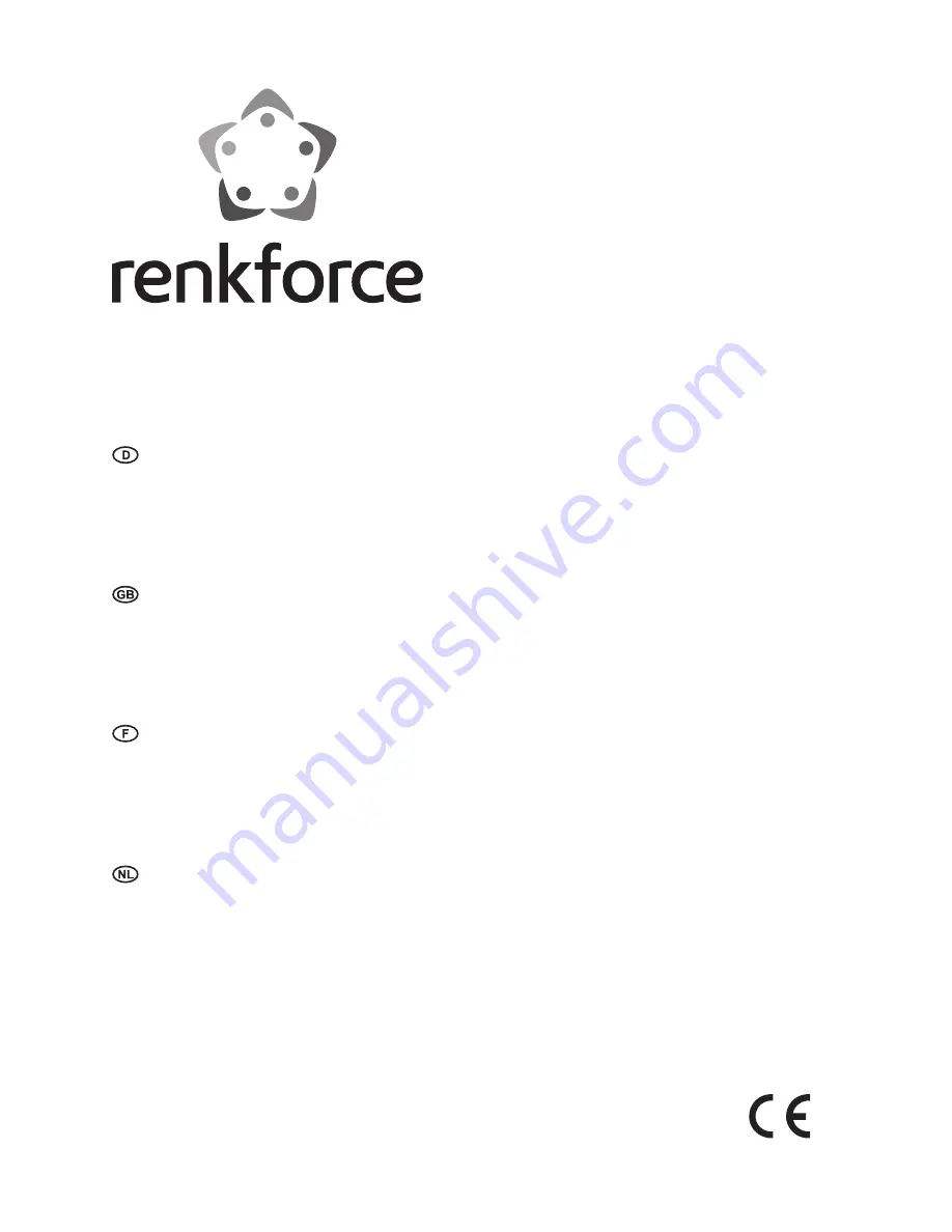 Renkforce 1282378 Operating Instructions Manual Download Page 1