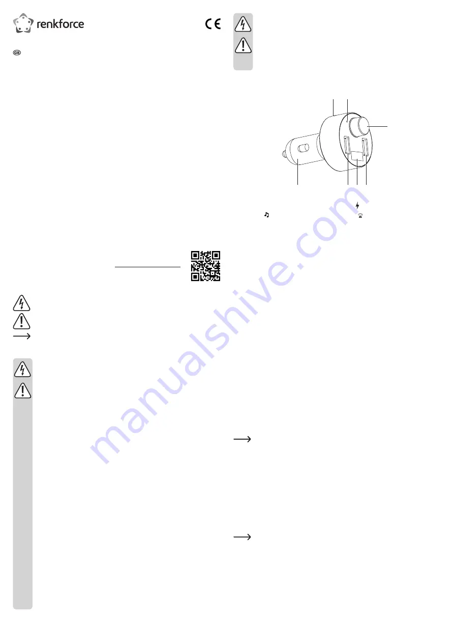 Renkforce 2108948 Operating Instructions Manual Download Page 3