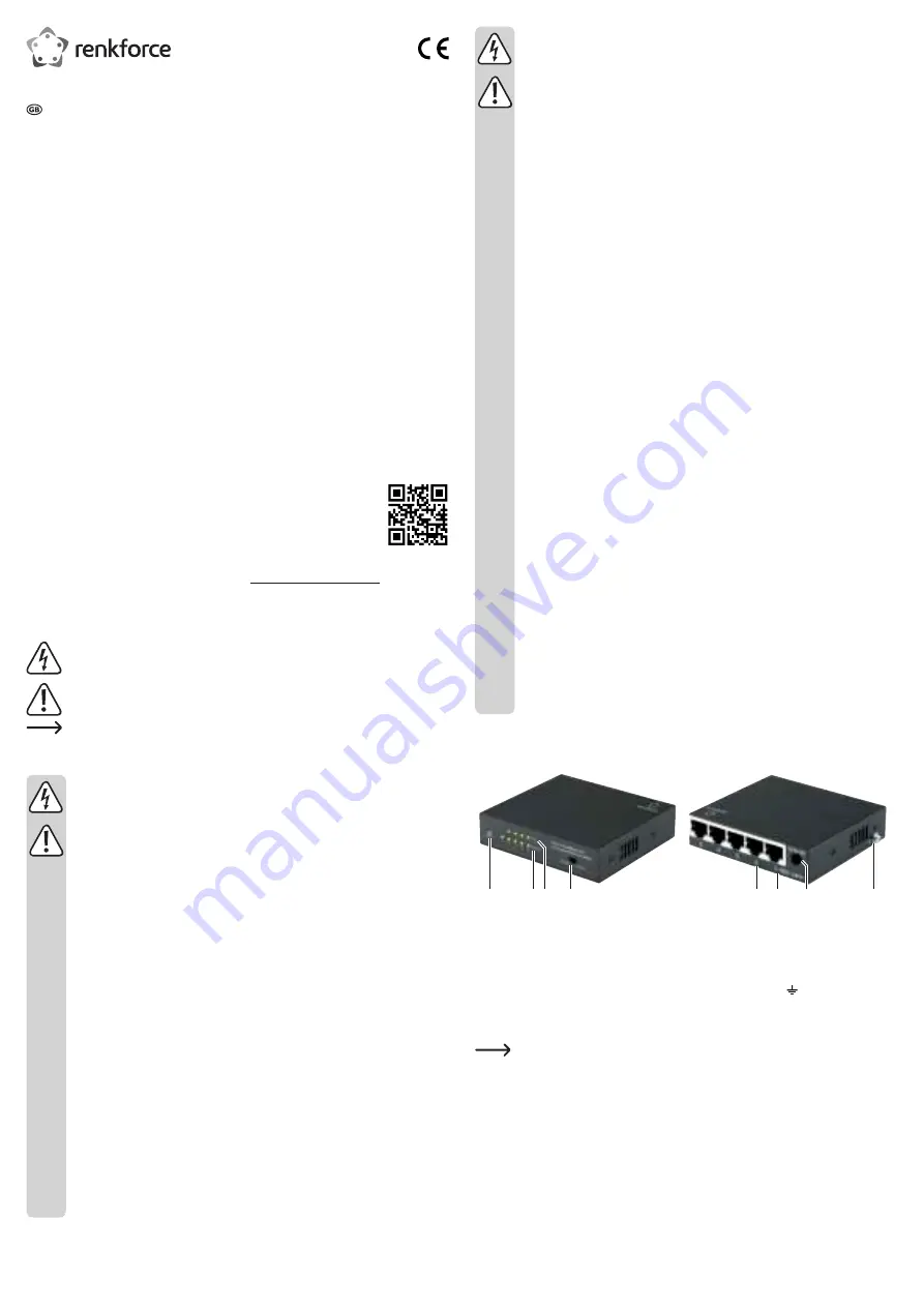 Renkforce 2144953 Operating Instructions Manual Download Page 3