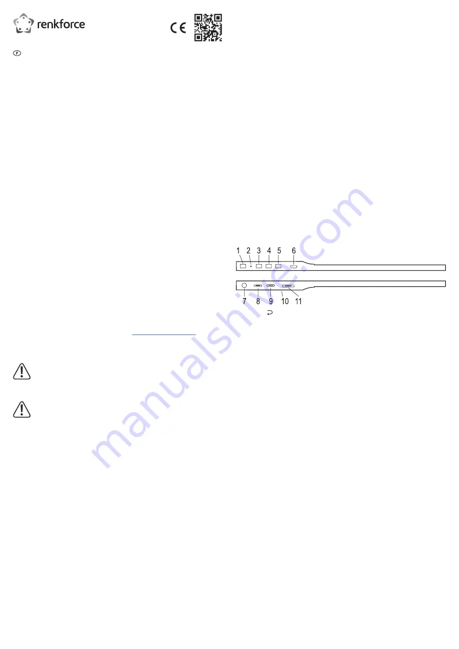 Renkforce 2521582 Operating Instructions Manual Download Page 7