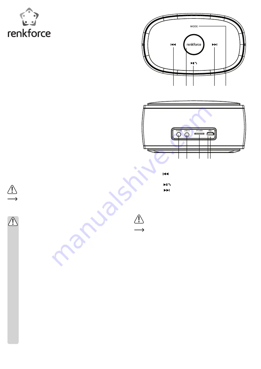 Renkforce DS-1190 Operating Instructions Manual Download Page 3