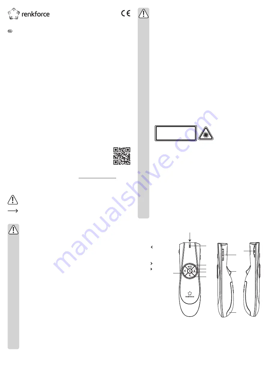 Renkforce RF-PRE100 Скачать руководство пользователя страница 7