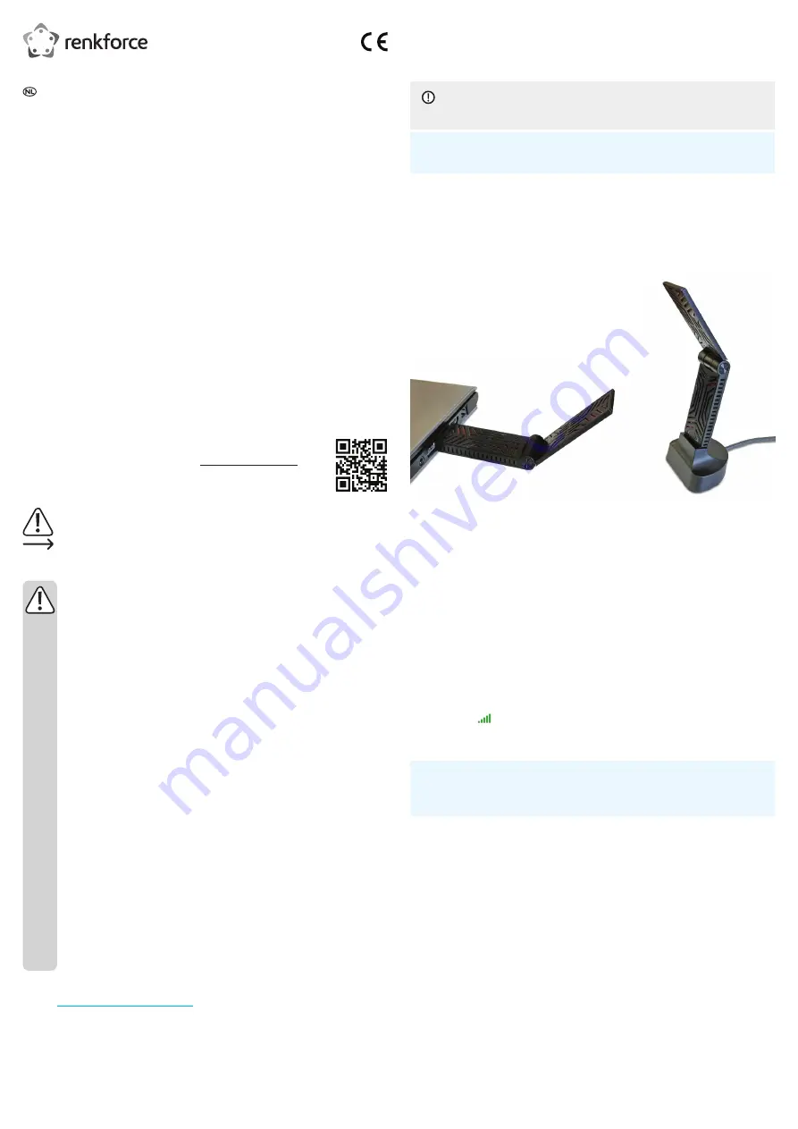 Renkforce RF-WFD-300 Operating Instructions Manual Download Page 7